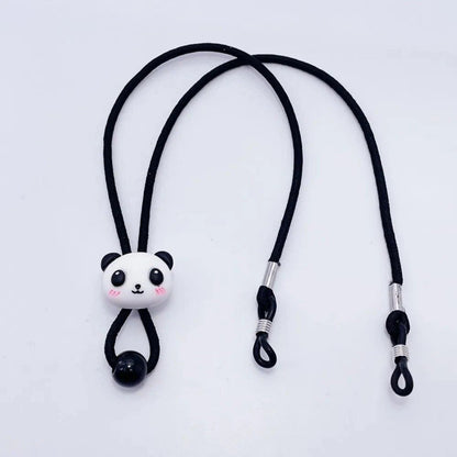 1/6 Scale Cartoon Animal Eyeglass Strap, Sports Eyeglass Band, Unisex, Adjustable, Cute Sunglasses Strap, Eyeglass Cord, Parallel Import
