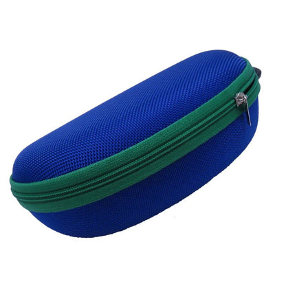 KLASSNUM Portable EVA Eyeglass Case with Carabiner Hook, Colorful Sunglasses Hard Case, Zippered Eyeglass Protection Box, Holder, New, Parallel Import