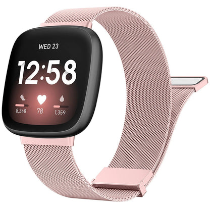 Milanese-style Metal Magnetic Strap for Fitbit Versa 3/4/Sense/Sense 2 (Imported)