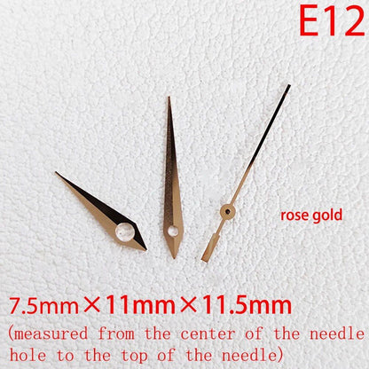 ETA Series Watch Accessories, Green &amp; Blue Super Luminous Hands for ETA 2824, 2892, 2836, and 2834, Parallel Import