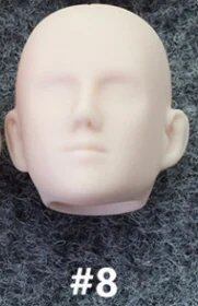 1/6 Scale Doll Head, Parts and Accessories, No Makeup Head, OB Female/Male Head, Makeup Practice, DIY, Obitsu 27, Parallel Import