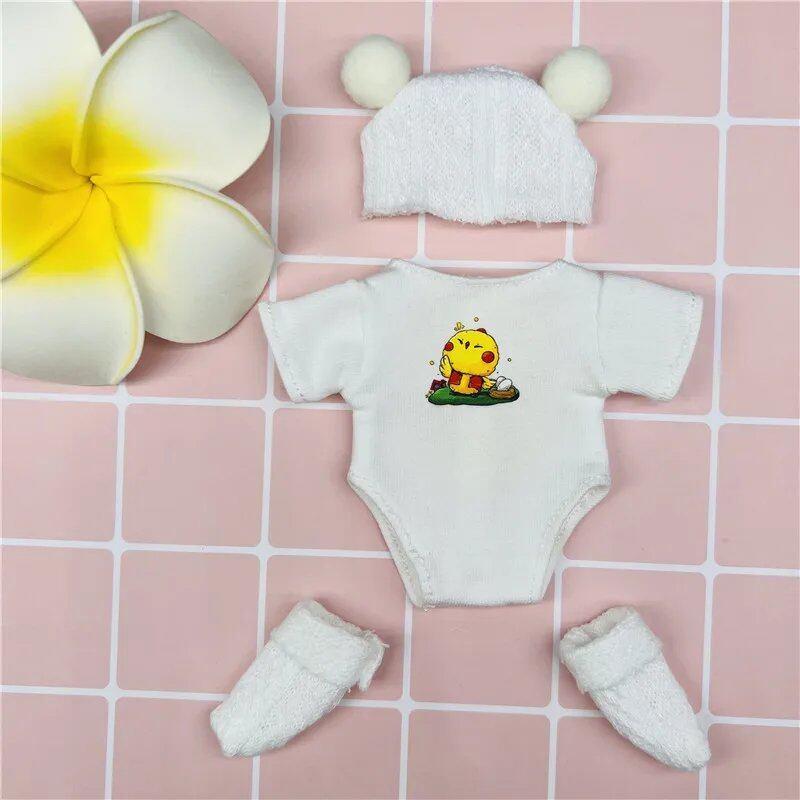Animal Zodiac Sign 6-inch Mini Reborn Doll Clothes, Cute Baby Doll Outfits, Boy/Girl Doll Au Pair, Parallel Import