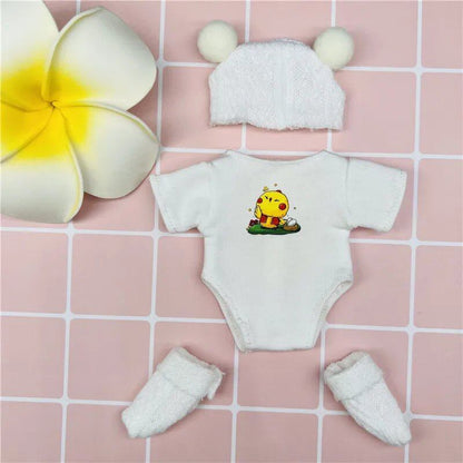 Animal Zodiac Sign 6-inch Mini Reborn Doll Clothes, Cute Baby Doll Outfits, Boy/Girl Doll Au Pair, Parallel Import