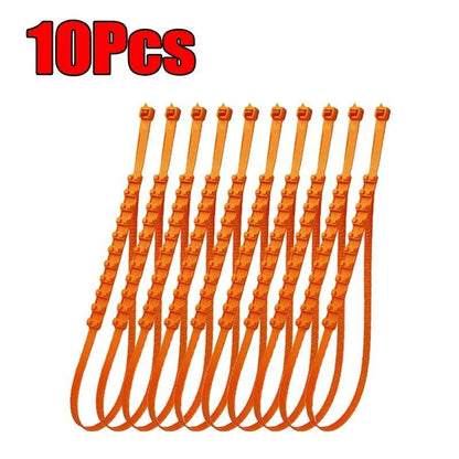 Pack of 10/20/40 Anti-Slip Snow Chains for Cars, Winter Tire Chains for Outdoor Use, Emergency Use, Anti-Slip Auto Accessories, Parallel Import