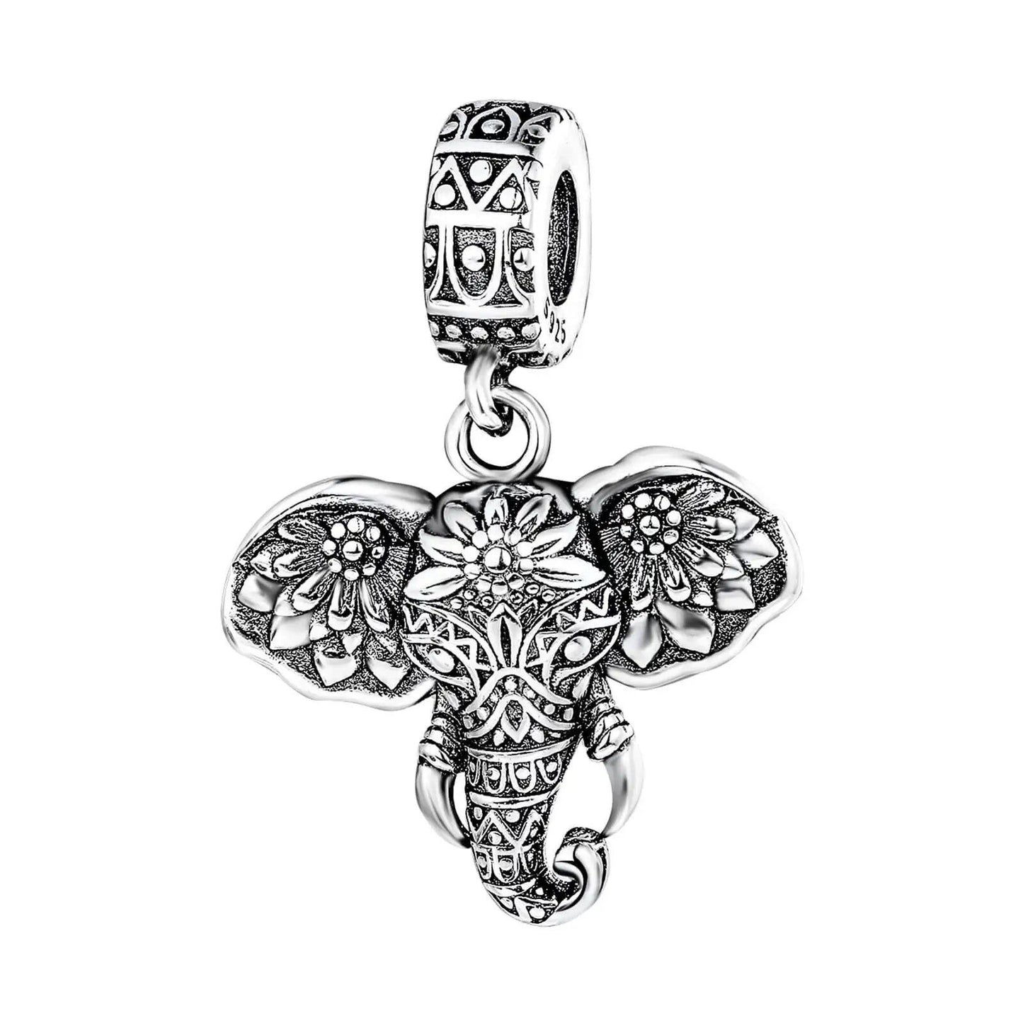 925 Sterling Silver Zodiac Lucky Charm Pendant, Custom Bracelet Charm Beads, Necklace, DIY Women's Jewelry, Gem Color, Parallel Import