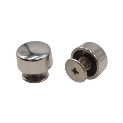 10個セット バッグ底用 平ネジ 金属アクセサリー 12 14 17.5mm スタッド リベット ハードウェア 中足釘 サイズ：1 並行輸入品