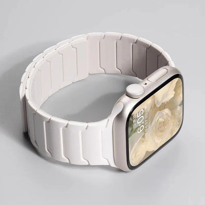Magnetic Silicone Band for Apple Watch Ultra 2, 49mm, 45mm, 41mm, Series 9/8/7/6/SE/5/4, 38mm, 40mm, 42mm, 44mm, Band Color: mm, Parallel Import