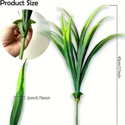 1/4-Piece UV-Resistant Artificial Outdoor Plants - Tall Grass, Tropical Flowers and Shrubs - Perfect for Year-Round Indoor Use (Imported)