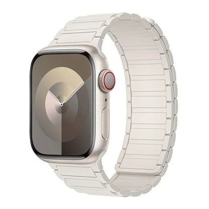 Magnetic Loop Band for Apple Watch, Compatible with 44mm, 40mm, 49mm, 45mm, 41mm, and 38mm Silicone Straps, Compatible with iWatch Series 9/8/7/6/5/4/3/SE/Ultra 2, Parallel Import