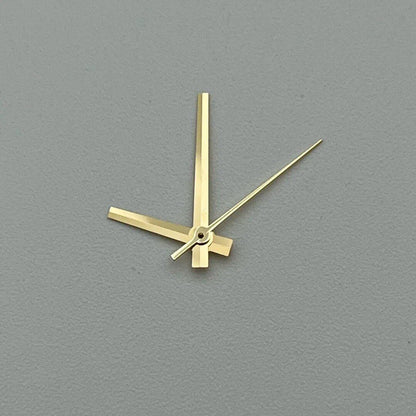 LOG Modification Watch Parts, Solid Hands, Gold &amp; Silver Second Hand, Compatible with Seiko Rolex NH35, NH70, and NH36 Movements, Color: Parallel Import