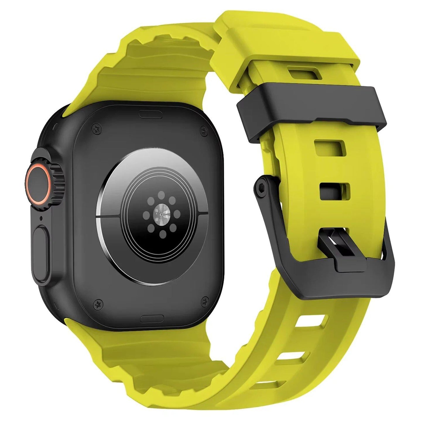 Trail Silicone Band Bracelet Strap for Apple Watch Ultra 2 49mm / Series 10/9/8/7 45mm / iWatch 6/5/SE 44mm, Band Color: mm, Parallel Import