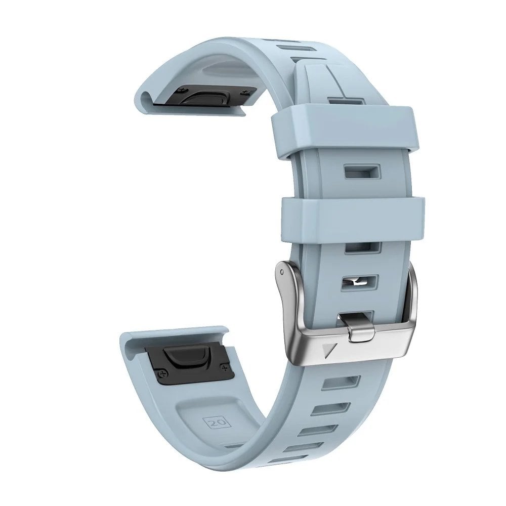 ANBEST 20mm Soft Silicone Quick Release Watch Band for Fenix 5S/6S, Easy to Install, Compatible with Fenix 6S/6S Pro/5S Plus, Band Color: 20mm; Band Width: 20mm, Parallel Import