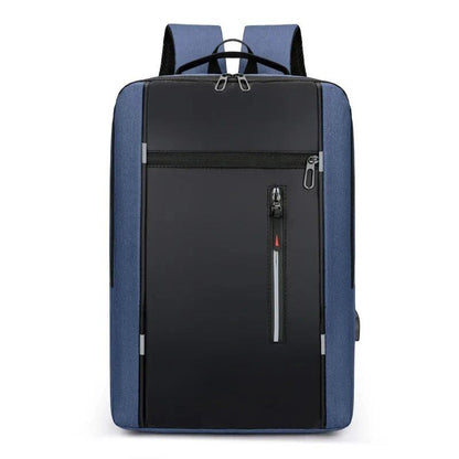メンズ用 防水 オックスフォード ノートパソコン リュック 15.6インチ USB充電 ビジネス 旅行 学用 大容量 色 並行輸入品