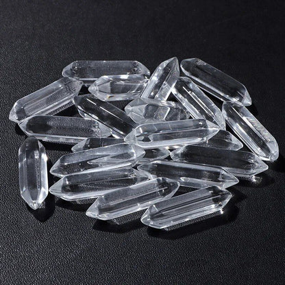 卸売 天然石 クリスタルビーズ 8x32mm カラフル 瞑想ペンダント クォーツ ミネラルクラフト DIYアクセサリー ホームデコ  並行輸入品