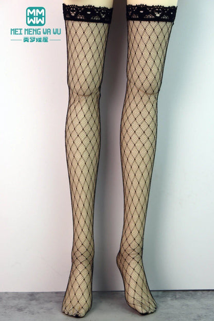 Lace Stockings for 1/3, 1/4, and 1/6 BJD, DD, SD, and YOSD Dolls, Doll Fashion Accessory, Color: BJD-0, Parallel Import