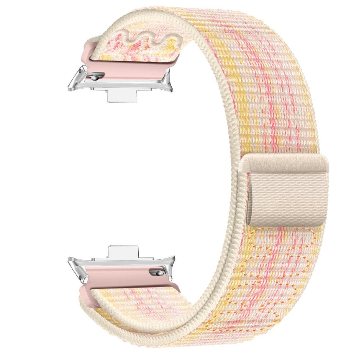 Breathable Nylon Loop Replacement Wristband for Xiaomi Redmi Watch 4/5, Mi Band 9/8 Pro, Sports Smartwatch Strap, Band Color: Parallel Import