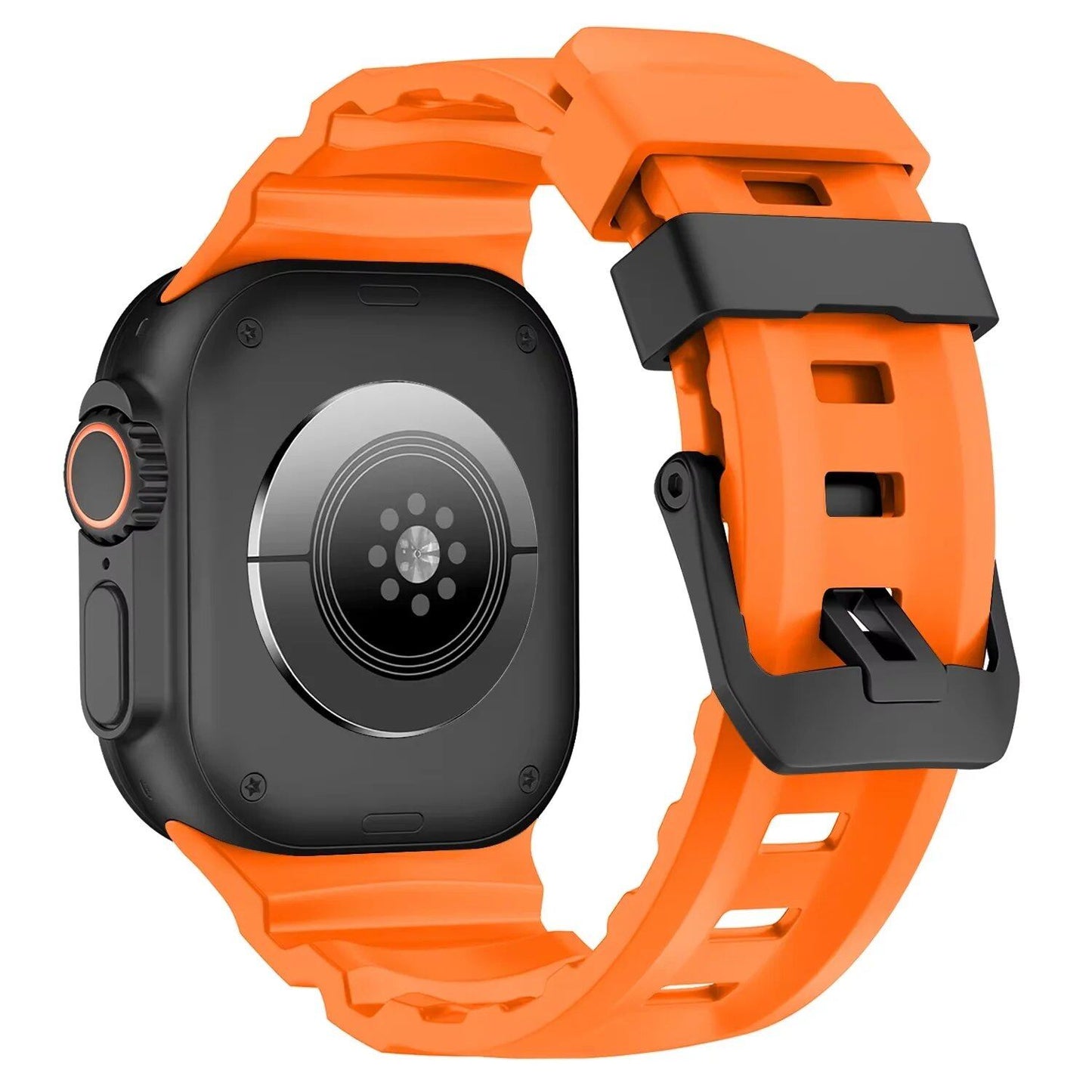Trail Silicone Band Bracelet Strap for Apple Watch Ultra 2 49mm / Series 10/9/8/7 45mm / iWatch 6/5/SE 44mm, Band Color: mm, Parallel Import