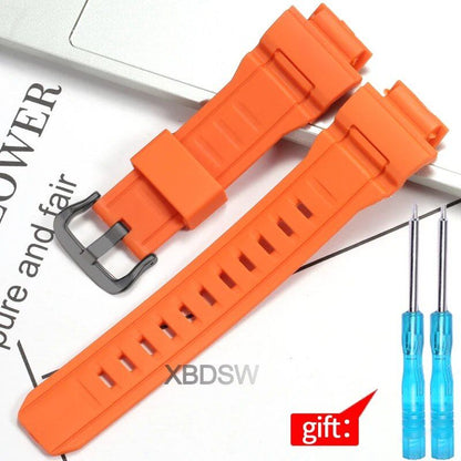 Waterproof men's rubber watch band replacement strap for Casio G-9300, GW-9300, and GW-9400; Band width: 20mm; Ships from: Parallel import