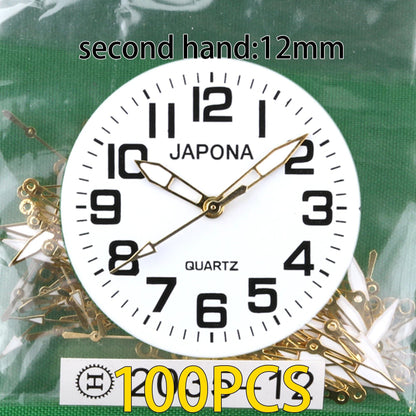 100-Piece Clock Hand Set for TMI PC Series, VJ Series, PC21 Hand, VH31 Hand, Compatible with VJ20, VJ21, VJ24, VJ22, VJ23, VJ14, VJ12, VJ34, VJ32, VJ33, VJ42, Parallel Import