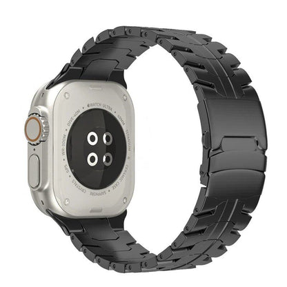Apple Watch Ultra 2 Titanium Strap - Compatible with 49mm, 46mm, 45mm, 44mm, and 42mm iWatch 10/9/8/7/SE Stainless Steel Bracelet Sizes: Parallel Import