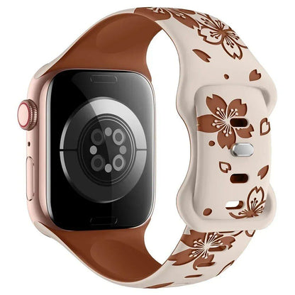Apple Watch 40mm 41mm 44mm 45mm 46mm 49mm 対応 ソフトシリコーンストラップ レディースブレスレット対応モデル：Series 10/9/8/7/6/5/4/SE/Ultra 1/2 バンドカラー：;発送元： 並行輸入品