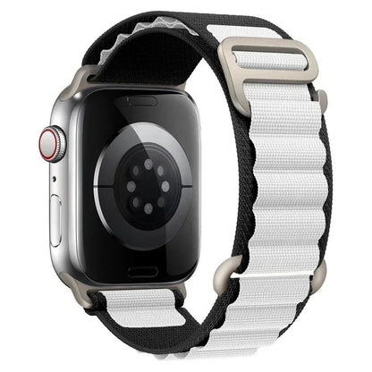 アップルウォッチ アルパインバンド ストラップ 49mm 45mm 44mm 40mm 41mm 42mm ナイロン ベルト iWatch シリーズ9 8 SE 4 3 7 6 5対応 サイズ： 並行輸入品