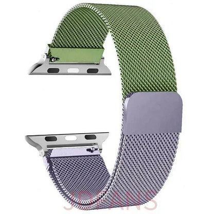 Milanese Loop Strap for Apple Watch, 44mm, 40mm, 45mm, 41mm, 42-38-44mm, Ultra 2, 49mm Metal Band, Compatible with iWatch Series 9, 8, 7, 6, SE, 5, 4, and 3, Band Color: mm, Parallel Import