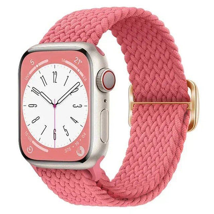 Apple Watch Ultra 2用ナイロンストラップ バンド 49mm 40mm 44mm 41mm 38mm 45mm 伸縮ブレイデッドループ リストバンド iWatch Series 9/8/7/6/SE/5/4対応 バンドカラー：mm 並行輸入品
