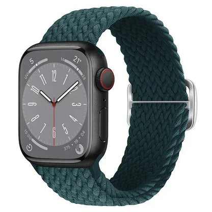 アップルウォッチUltra 2用ナイロンストラップ バンド 49mm 40mm 44mm 41mm 38mm 45mm対応 伸縮ブラidedループ ブレスレット iWatchシリーズ9/8/7/6/SE/5/4対応 バンドカラー：mm 並行輸入品