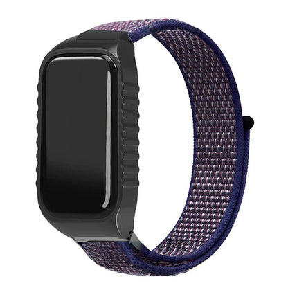 「Xiaomi Smart Band 8 Active 用 ナイロンループストラップ リストバンド 交換用ベルト アクセサリー」 バンドカラー： 並行輸入品