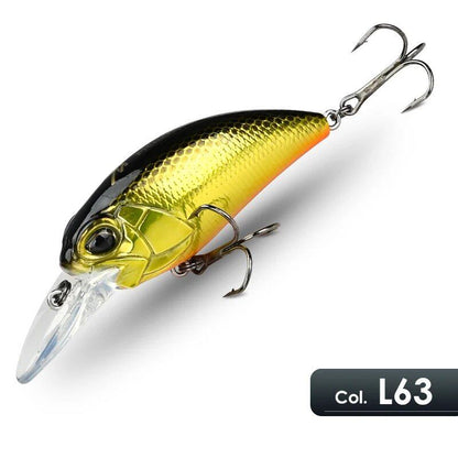 Meredith Jerk Crank M65 Floating 14g Hot Model Hard Bait Wobbler Crank, High-Quality, Professional Grade, Depth Range: 2.0-2.5m, Color: PZ01-65F - Parallel Import