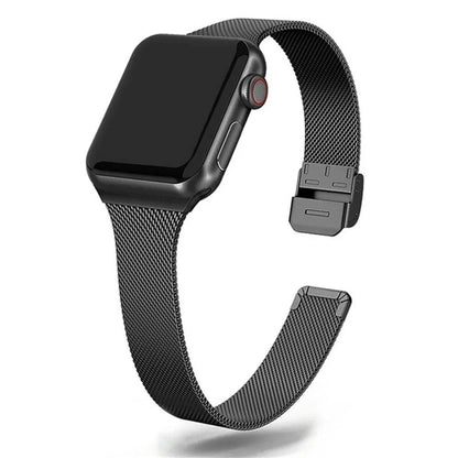 Stainless Steel Milanese Strap for Apple Watch, 40mm, 46mm, 41mm, 45mm, 49mm, Compatible with iWatch Ultra 10, 9, 8, 7, 6, SE, 5, 4, 3, 2, 1, Band Color: mm, Parallel Import