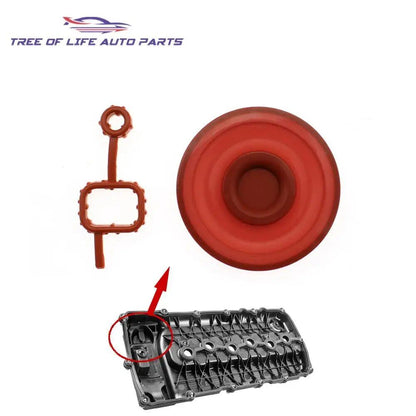 1/2/5/10 Pieces PCV Valve Cover Diaphragm Membrane for VW, Audi Q7, A3, TT, and Porsche 3.6L and 3.2L (Part Numbers 022103483E, 03H103483C, 03H103429B, and 022103475AF) Compatible Parts, Parallel Import