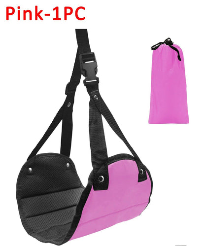 1/3-Piece Adjustable Travel Hammock, Office Hammock with Footrest for Airplanes, Shinkansen Cars, and Outdoor Furniture, Parallel Import