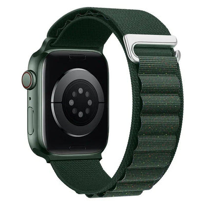 Apple Watch Ultra用アルパインループストラップ - 49mm 45mm 44mm 42mm 41mm 40mm対応 メタルCフックバンド（iwatch SE/シリーズ9/8/7/6/5/4/3互換） バンドカラー：mm 並行輸入品