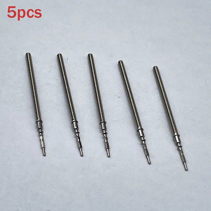 5-Piece Genuine VK63A Stem Repair Replacement Parts, Tool for Watch Repair, Crown, Compatible with VK63 Movement, Color: Set of 5, Parallel Import