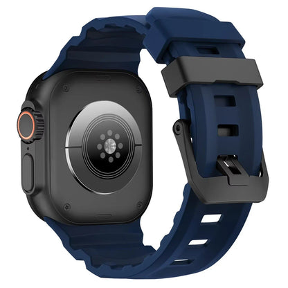 Trail Silicone Band Bracelet Strap for Apple Watch Ultra 2 49mm / Series 10/9/8/7 45mm / iWatch 6/5/SE 44mm, Band Color: mm, Parallel Import