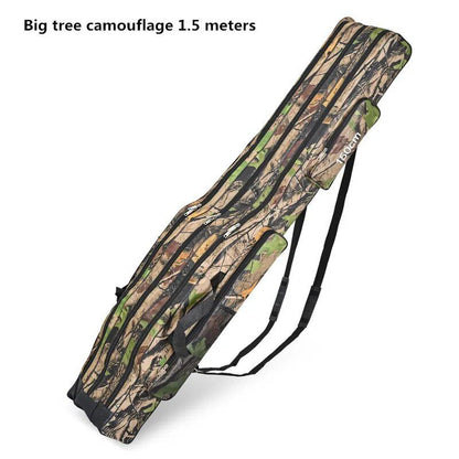 1.2m/1.5m 3-Tier Foldable Large Capacity Sea Fishing Bag with Double Shoulder Rod Case and Outdoor Storage Tool Kit (Parallel Import)