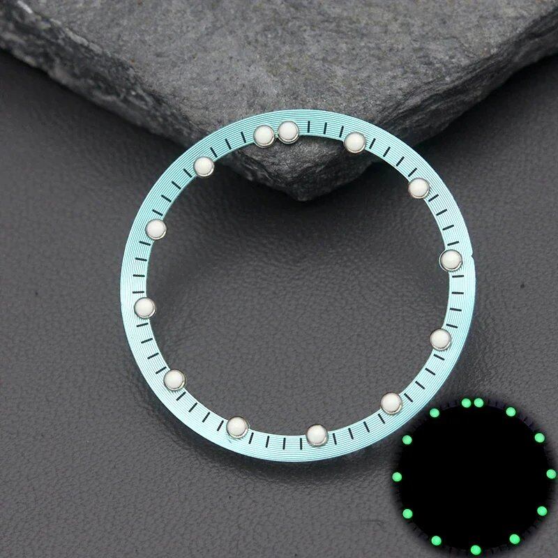 Brass Chapter Ring for 28.5mm Watch Dials (Compatible with Japanese NH70 Movements) SKX007, SKX009, and SRPD53 Watch Case Repair Tool (Parallel Import)
