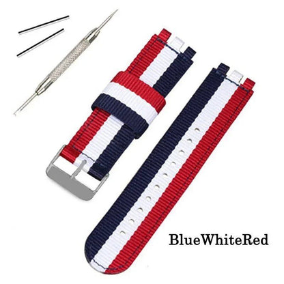 17mm, 19mm, 20mm Nylon Fabric Watch Band for Swatch, Bracelet, Wristband, Replacement Strap for Men and Women, Sports Watch Accessories, Size: mm, Parallel Import