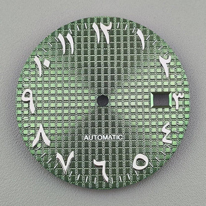 High-quality 31.8mm Arabic Numeral S Dial for NH35/NH36 Movements, Watch Accessories, Maintenance Tool, Parallel Import