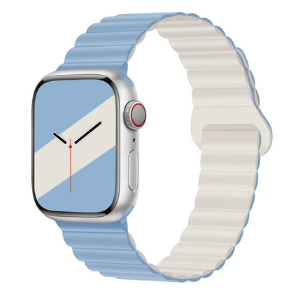Apple Watch用シリコンループマグネットストラップ - 対応モデル: 44mm/40mm/45mm/49mm/41mm/42mm/46mm (iWatch Series 8/SE/6/7/Ultra 2/9/10対応) ブレスレットバンド バンドカラー：mm;発送元： 並行輸入品