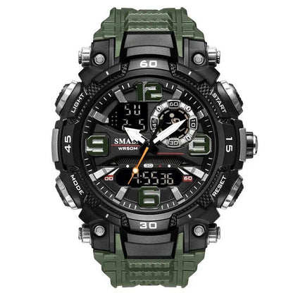 SMAEL Men's Quartz Watch, Waterproof Stopwatch, LED Digital Watch, 1921, Sports Watch, Relogio Masculino, Color: Parallel Import