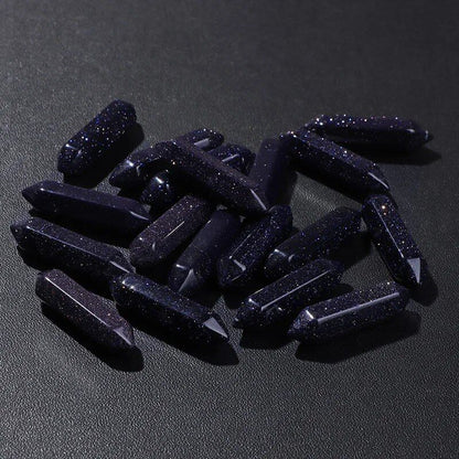 卸売 天然石 クリスタルビーズ 8x32mm カラフル 瞑想ペンダント クォーツ ミネラルクラフト DIYアクセサリー ホームデコ  並行輸入品
