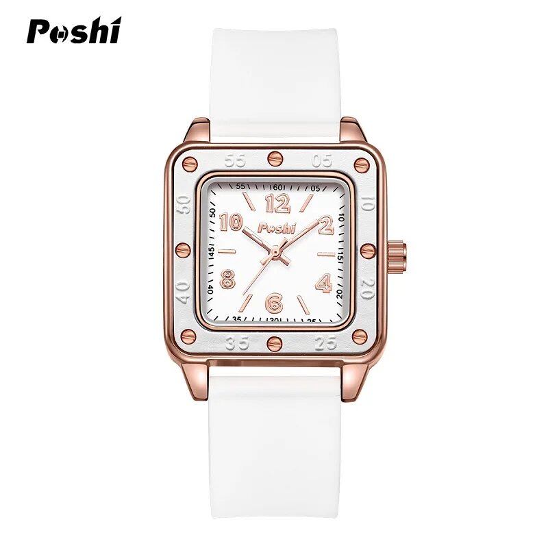 Possy 923 Women's Quartz Watch with Silicone Strap, Numeral Dial, and Montre Femme Color; Ships from: Parallel Import