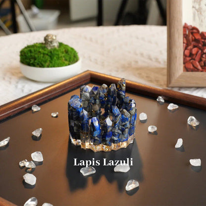 1個 天然水晶 エネルギー発生器 消磁ボウル レイキヒーリング チャクラ 樹脂製 瞑想ポイント ルームデコレーション 母の日ギフト  並行輸入品
