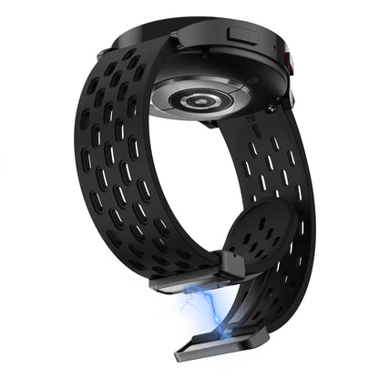 22mm Silicone Sport Strap for Huawei Watch GT 5 Pro/GT5/GT4/GT3/GT2/Watch 4/3 Pro - Magnetic Strap, Band Color: Parallel Import