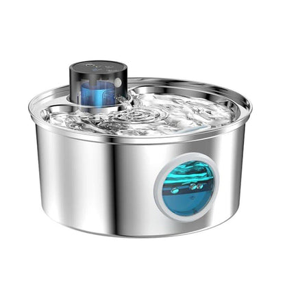 3.2L Rechargeable 5V USB Automatic Cat Water Dispenser with Sensor, Stainless Steel Pet Water Bowl, Suitable for Multiple Pets, Color: Drink Dispenser; Capacity: 3L, Parallel Import
