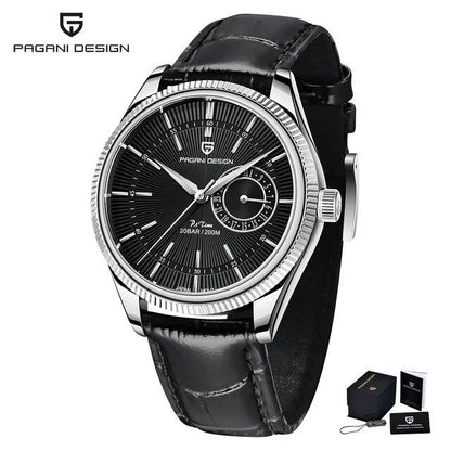New Pagani Design Top Brand Men's Quartz Watch with Sapphire Crystal, 40mm, Automatic, Waterproof, Sports Watch, L'Erohonbre, Color: Parallel Import