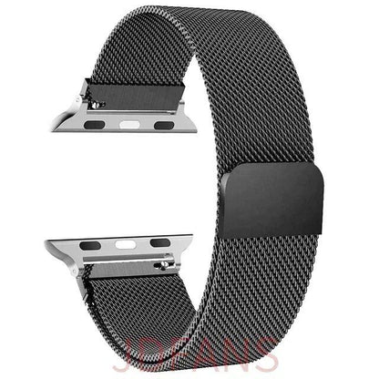 Milanese Loop Strap for Apple Watch, 44mm, 40mm, 45mm, 41mm, 42-38-44mm, Ultra 2, 49mm Metal Band, Compatible with iWatch Series 9, 8, 7, 6, SE, 5, 4, and 3, Band Color: mm, Parallel Import